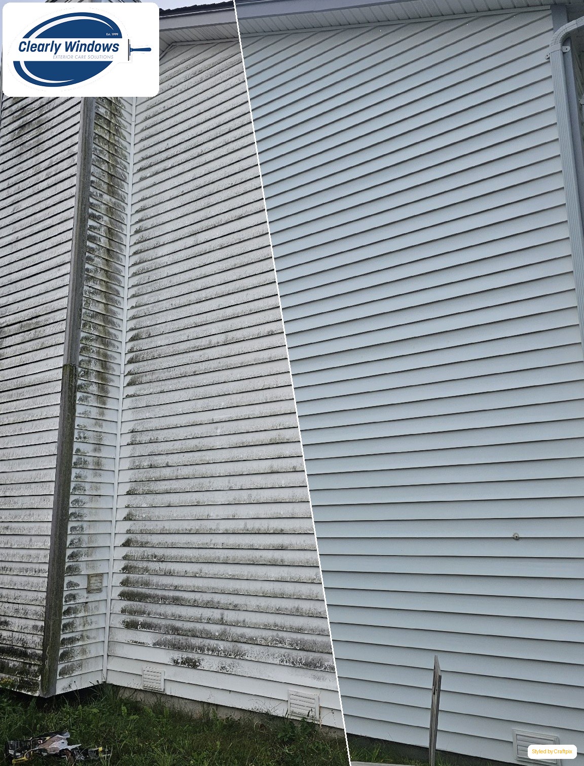 Clearly Windows - Before and After Visualization