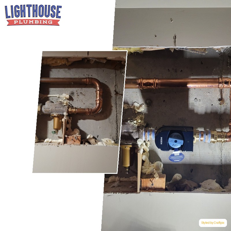 Lighthouse Plumbing - Before and After Visualization